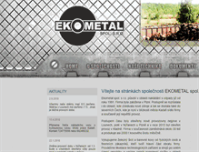 Tablet Screenshot of ekometalkadan.cz